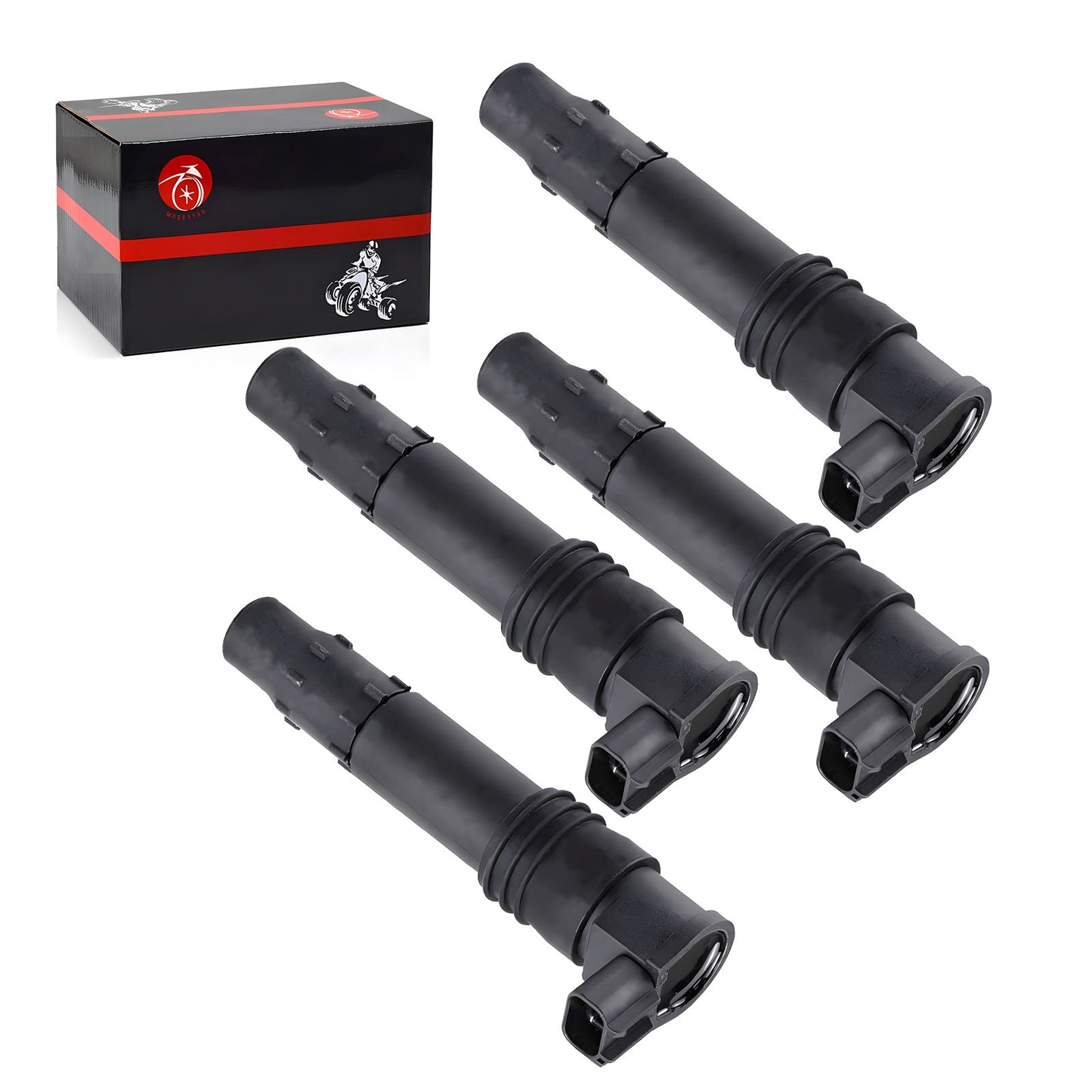 Set of 4 Ignition Coils for Suzuki Katana GSX650F Bandit GSF1250 Burgman AN650