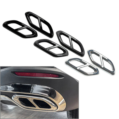 Exhaust Tail Pipe Muffler Tip Cover for Mercedes Benz GLC Class (2022-)