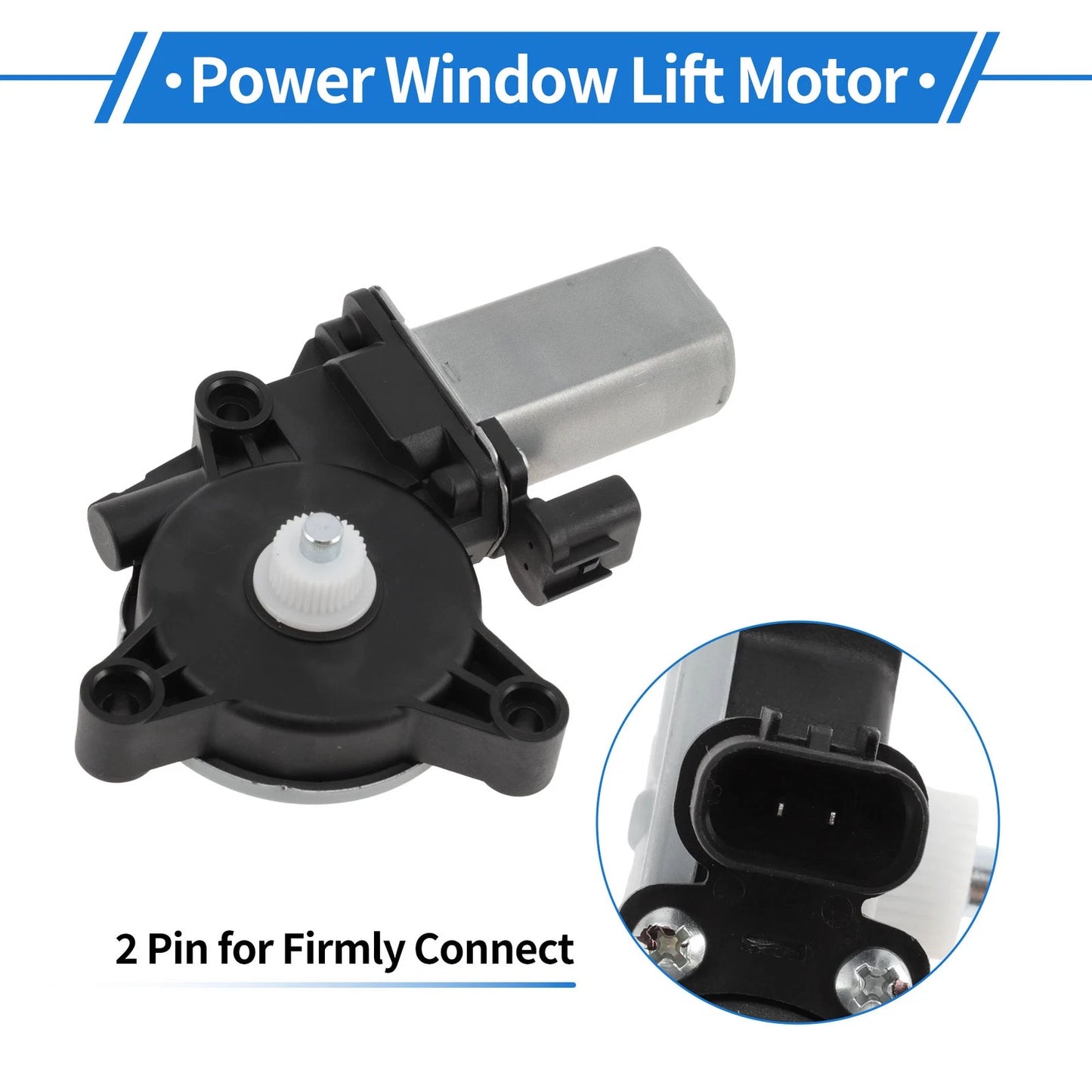 Front Left Power Window Regulator Lift Motor 82450M6010 for Kia Forte (2019–2021)