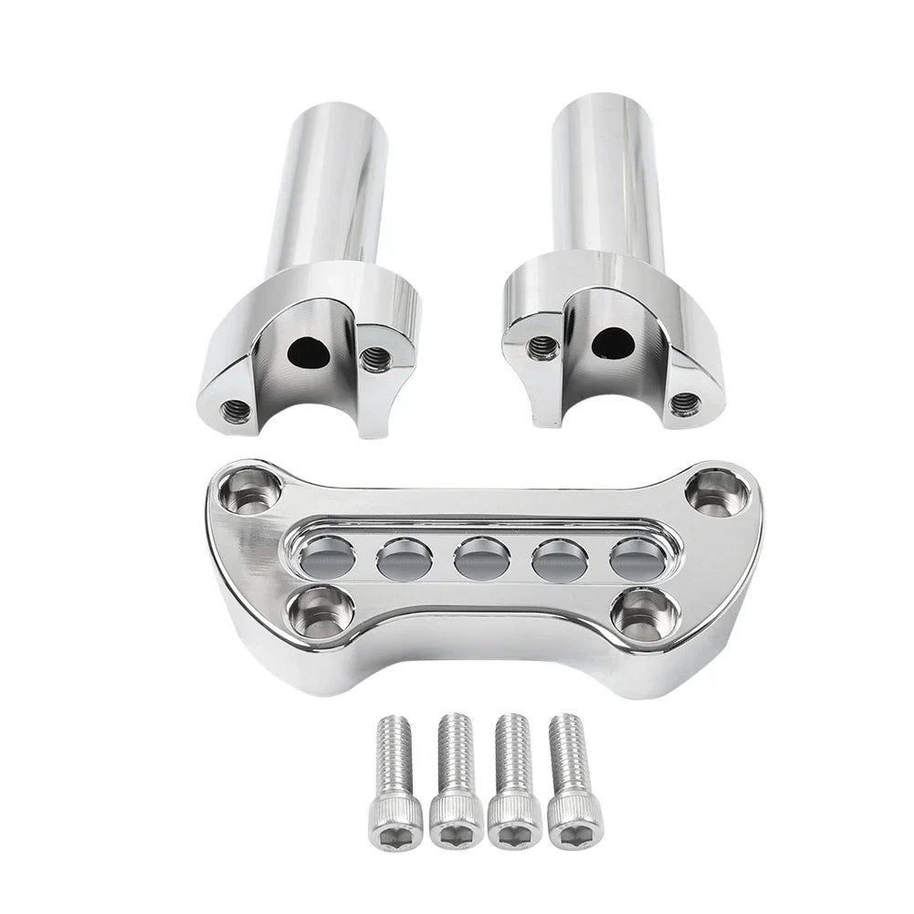 4" Handlebar Riser 1" Top Clamp for Harley Road Glide Softail