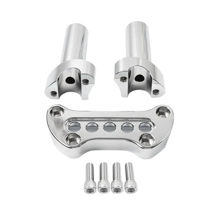 4" Handlebar Riser 1" Top Clamp for Harley Road Glide Softail