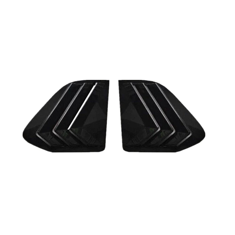 2 x Glossy Black Louver Shutter Cover Trim for Toyota Corolla Cross (2022–2022)