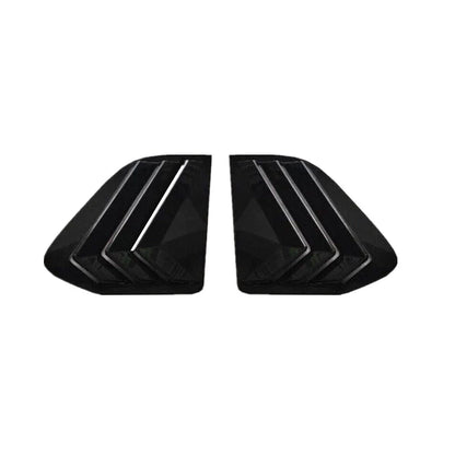 2 x Glossy Black Louver Shutter Cover Trim for Toyota Corolla Cross (2022–2022)