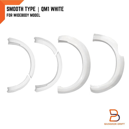 White Wheel Arch Flare Guard for Nissan Navara NP300 D23 ST-X (2015-2019)