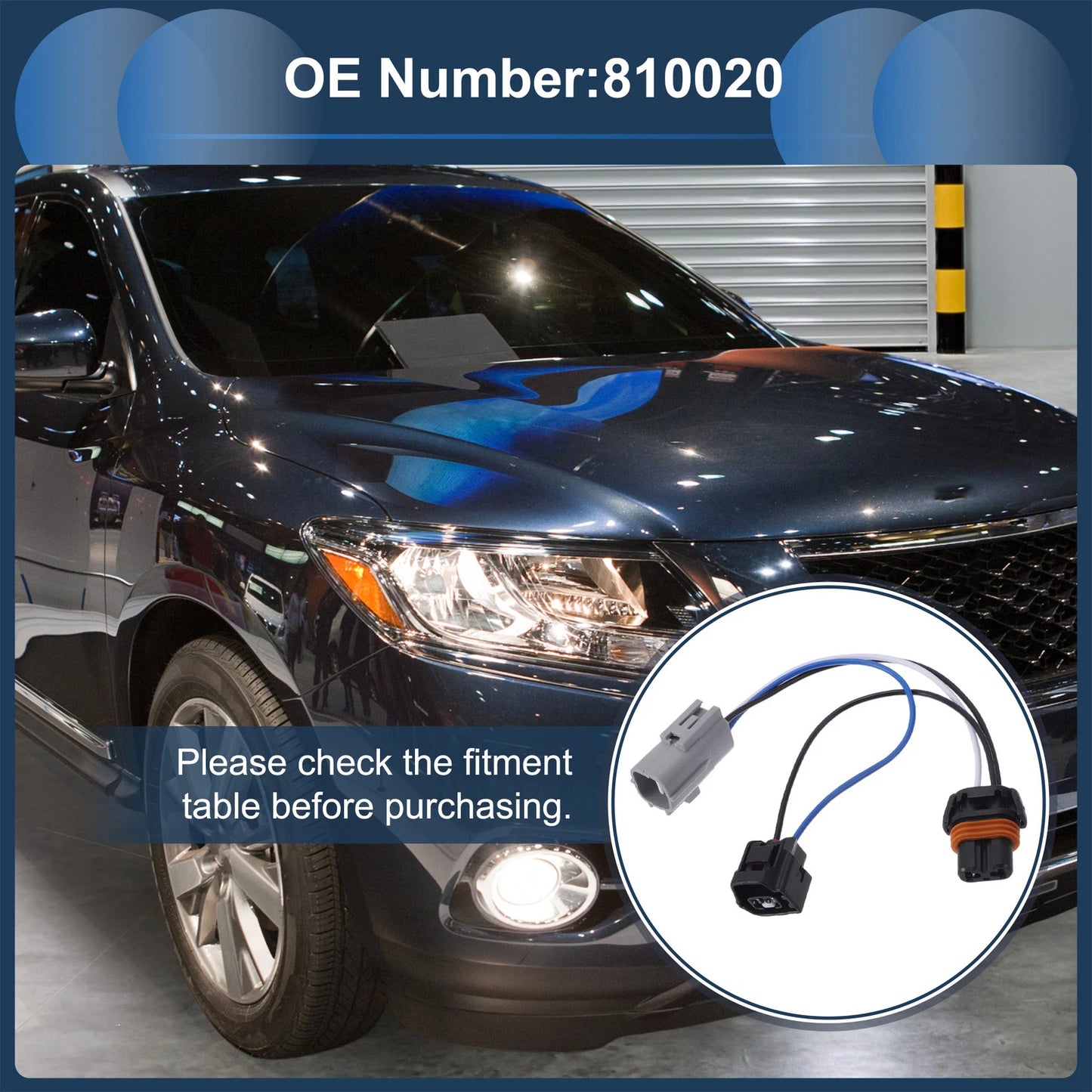Headlight Wiring Harness Assembly for Toyota 4Runner (2021–2023) No.810020