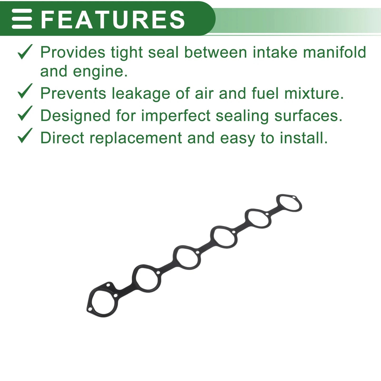 Engine Intake Manifold Gasket for Mercedes-Benz S600 (2003–2013) No.2750980480