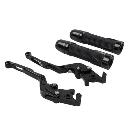 Black Extendable Brake Clutch Lever Grip for Honda CB1000R CBR1000RR (2008-2023)