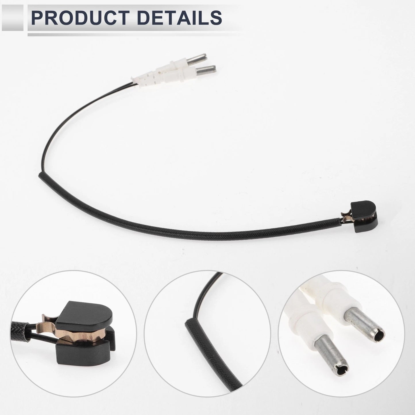 1pc Brake Pad Wear Sensor for Citroen C5 (2008–2012) No. 652647 Black