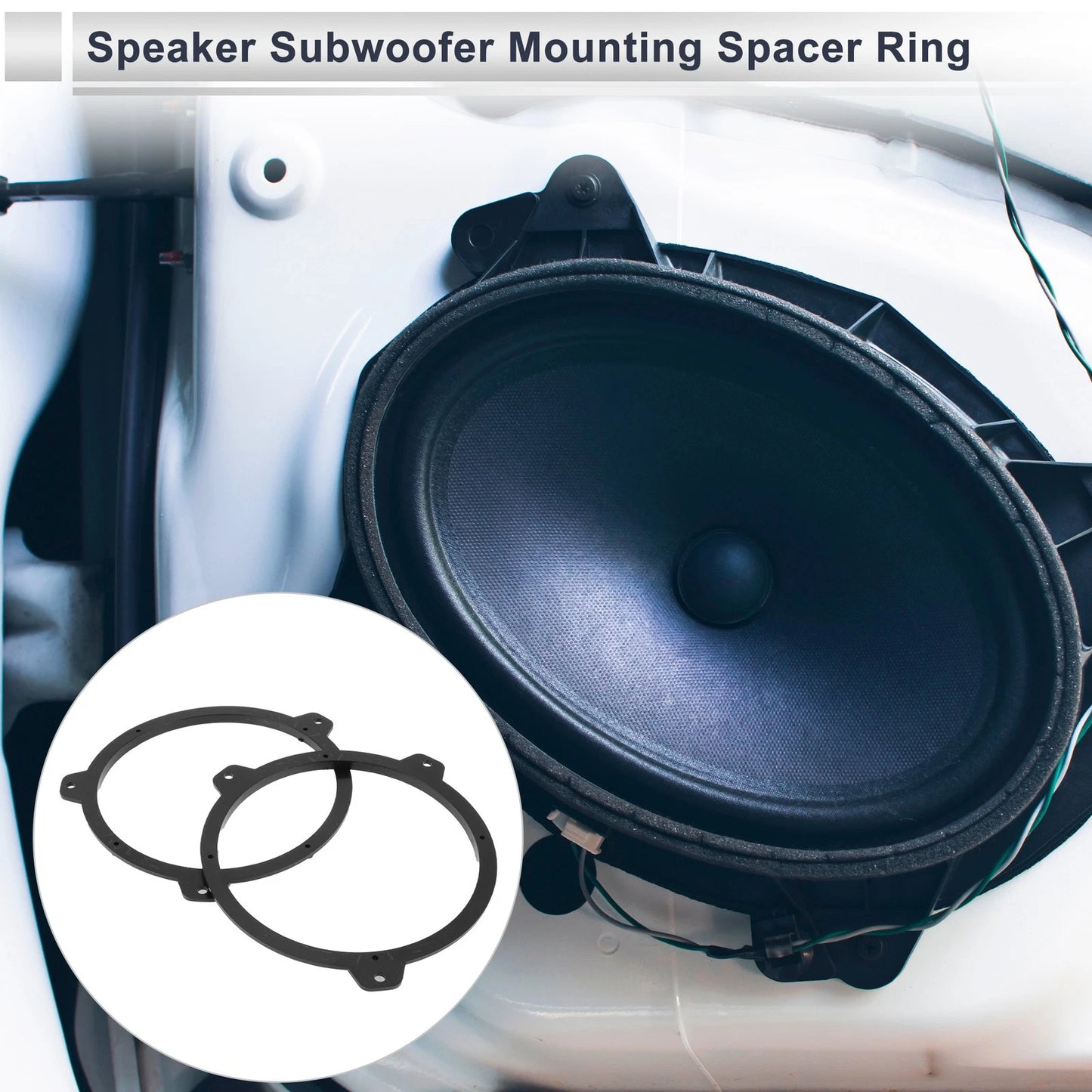2X Speaker Spacer Ring for BMW 3 E46 (1998–2006) 6.5" Tweeter
