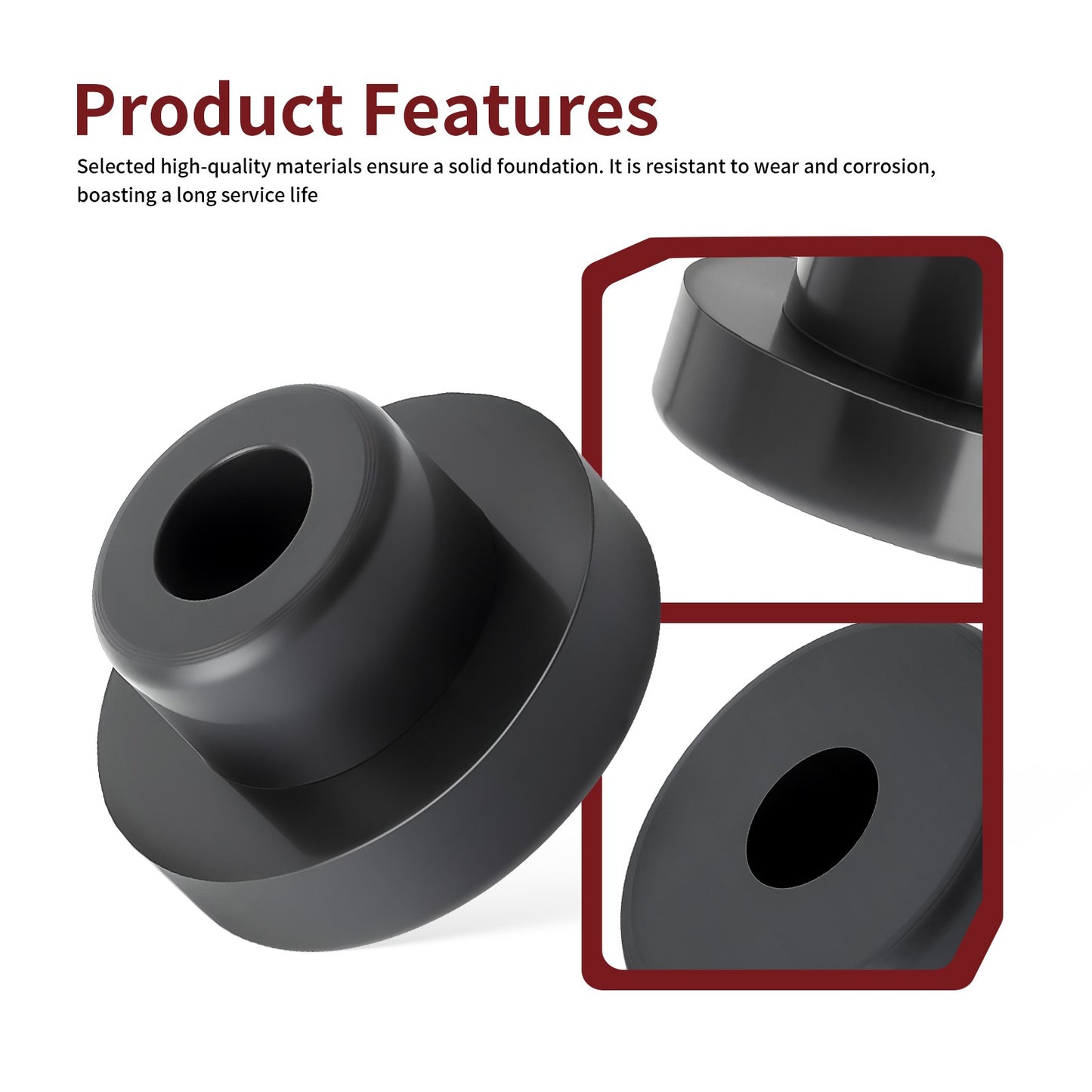2X Radiator Mount Bushing for Polaris Trail Blazer 250 400 455 500 (1999–2006)