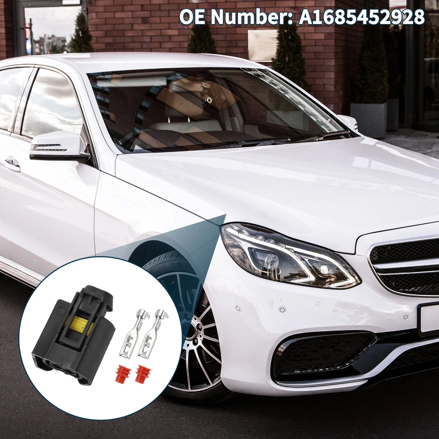 2 Pin Ignition Coil Connector Plug for Mercedes-Benz