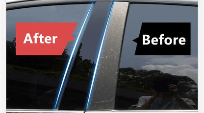 Pillar Posts / 8Pcs / Door Trim Cover for Hyundai Santa Fe (2007–2012)