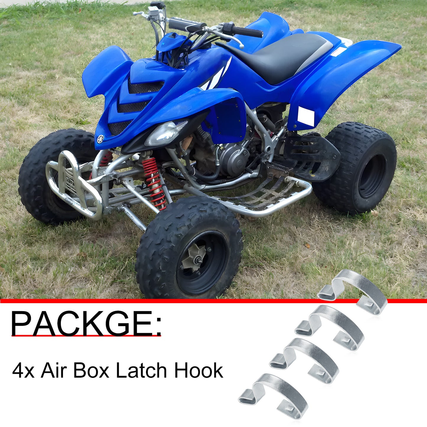 Air Box Latch Hook for Yamaha Raptor 50 80 125 250 350 660R 700 700R (2001–2023)