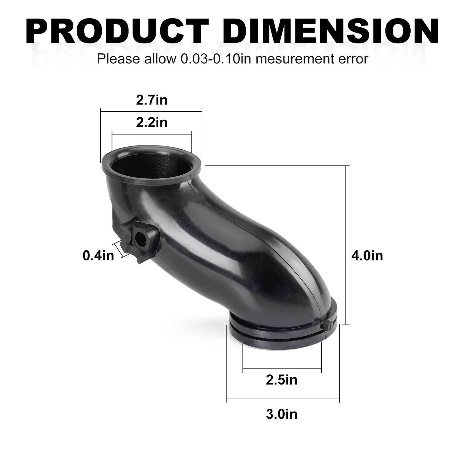 Air Box Lid Intake Duct for Yamaha Warrior Wolverine 350 (1997–2004)