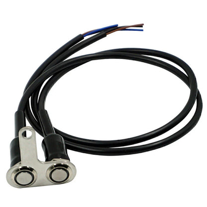 12V Green LED Motorcycle Switch for Handlebar Adjustable Mount Waterproof