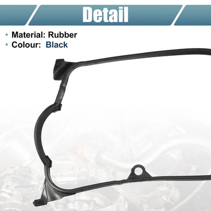 Valve Cover Gasket Set for Honda (2001-2005) - Rubber Black