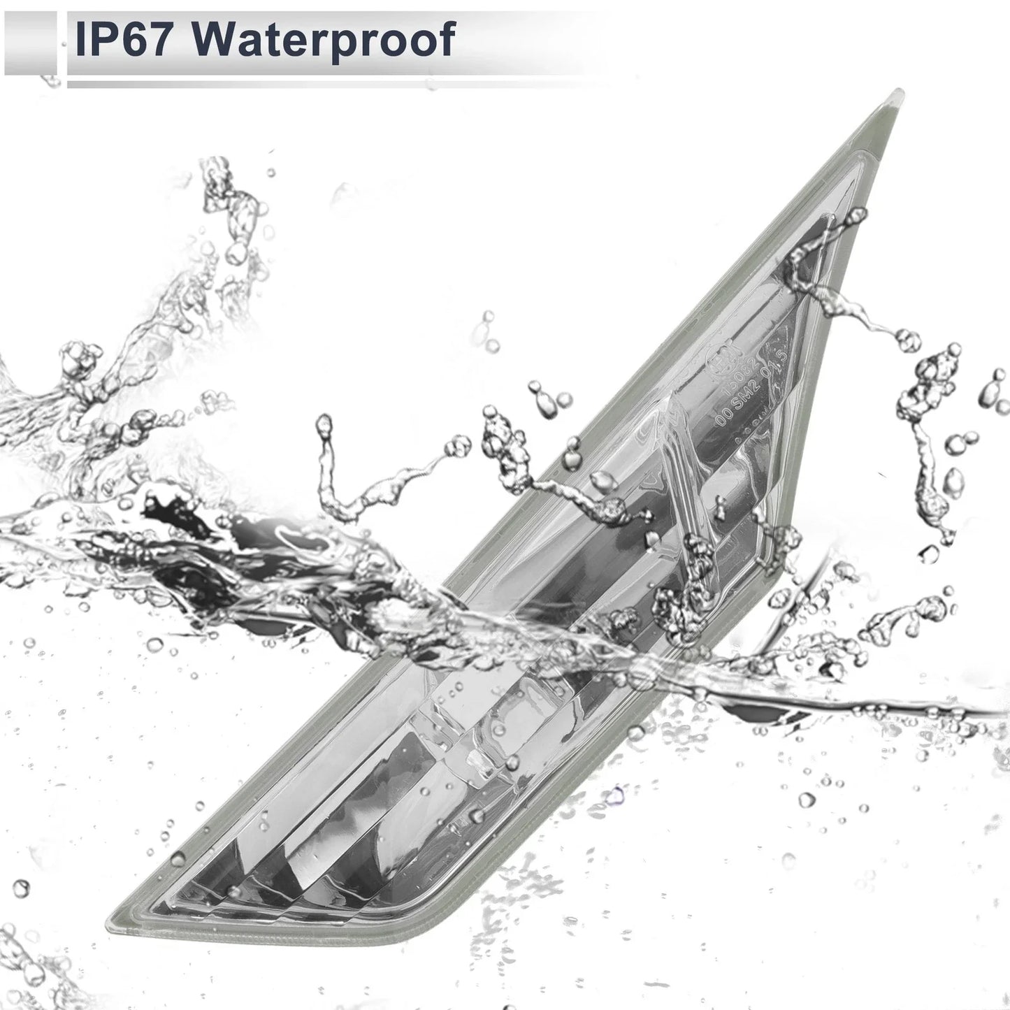 Left Side Marker Light Cover for Honda Civic (2016-2021) - 1 x Clear Lens