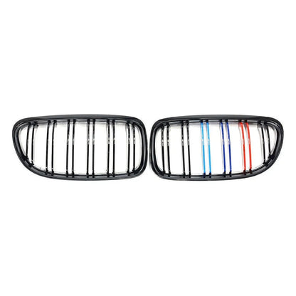Glossy Black Front Upper Bumper Grille Mesh for BMW E90 E91 (2006-2012)