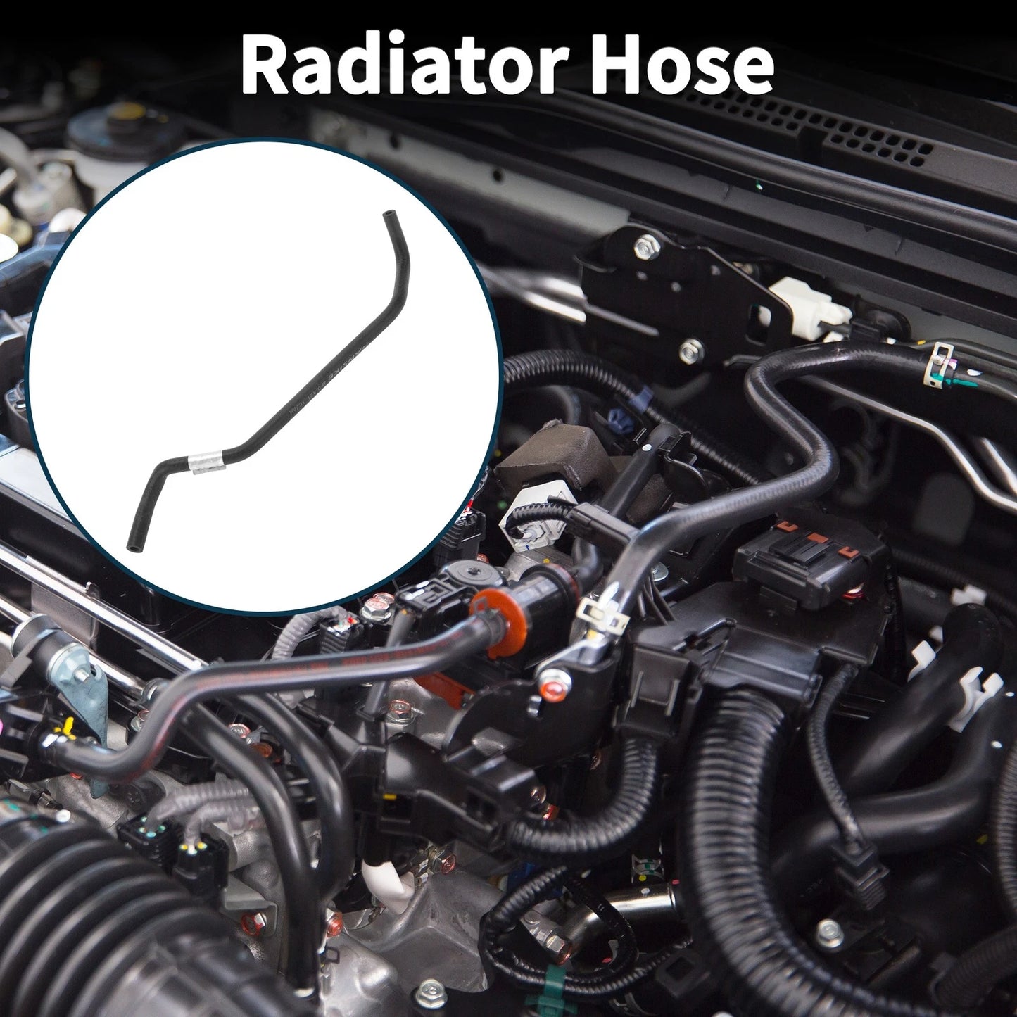 Radiator Hose Coolant Pipe for Audi A6 C6 2.0T (2007) 4F0121107AH Rubber