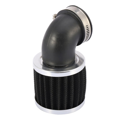 90 Degree Bend Clamp-on Air Intake Filter for Universal Motorcycle (45mm)