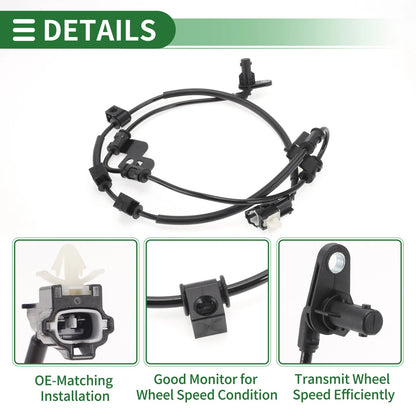 ABS Wheel Speed Sensor No. 598104Q000 for Hyundai Sonata (2011–2014)