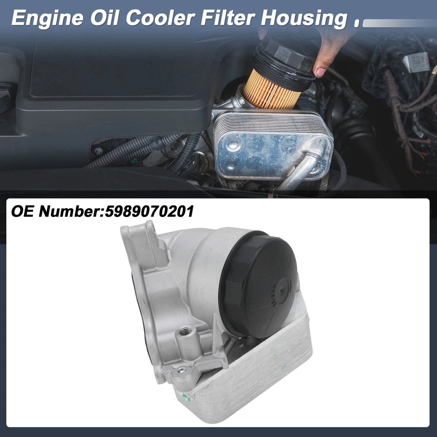 Engine Oil Filter Housing 2.0L for BMW E91 328i (2010-2012)