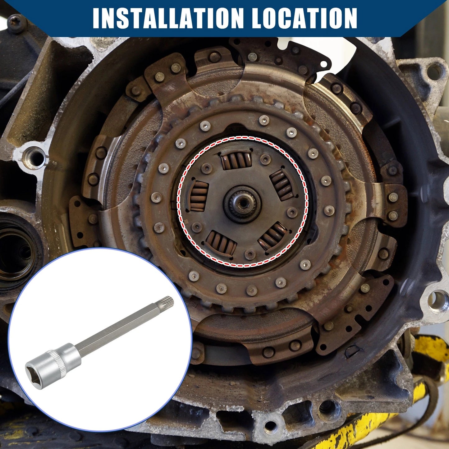 Clutch Motor Electromechanical Unit for Ford Fiesta (2011–2019)