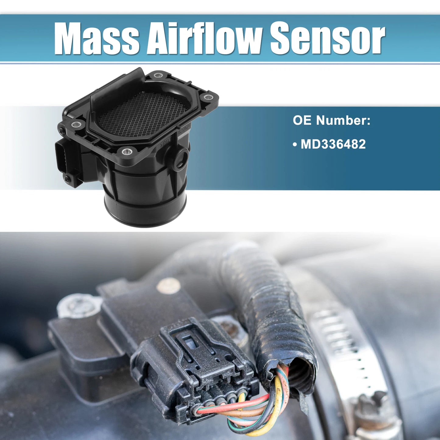 Mass Air Flow Sensor MD336482 for Mitsubishi Eclipse GT (2003–2005)
