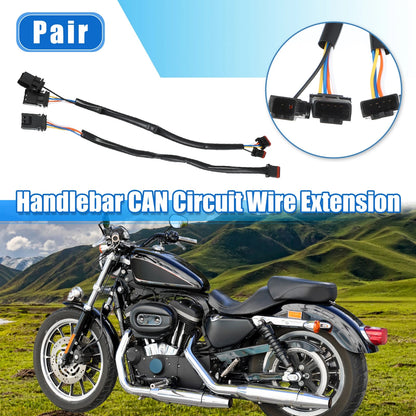 10 Inch Handlebar CAN Bus Wire Extension Harness for Harley Softail Dyna