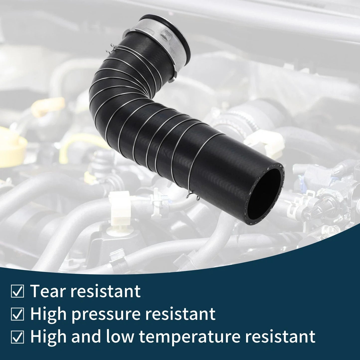 Radiator Hose Black for BMW X3 E83 2.0D (2003-2010)