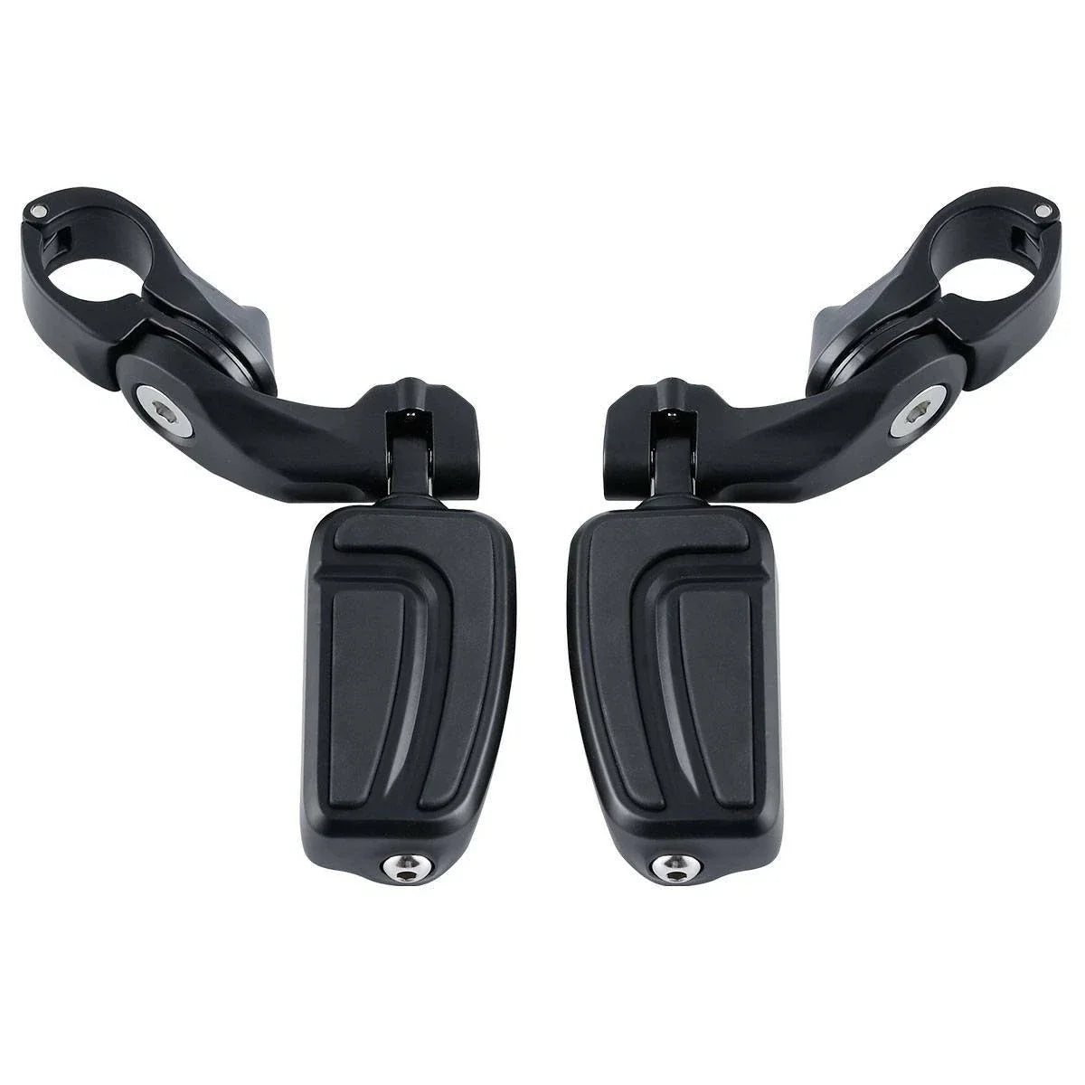 Matte Black 1 1/4'' 32mm Short Highway Bar Pegs Footpeg Pedal