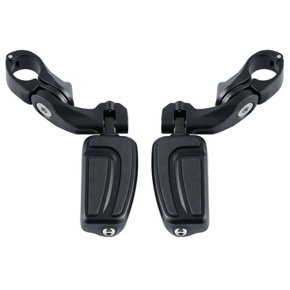 Matte Black 1 1/4'' 32mm Short Highway Bar Pegs Footpeg Pedal