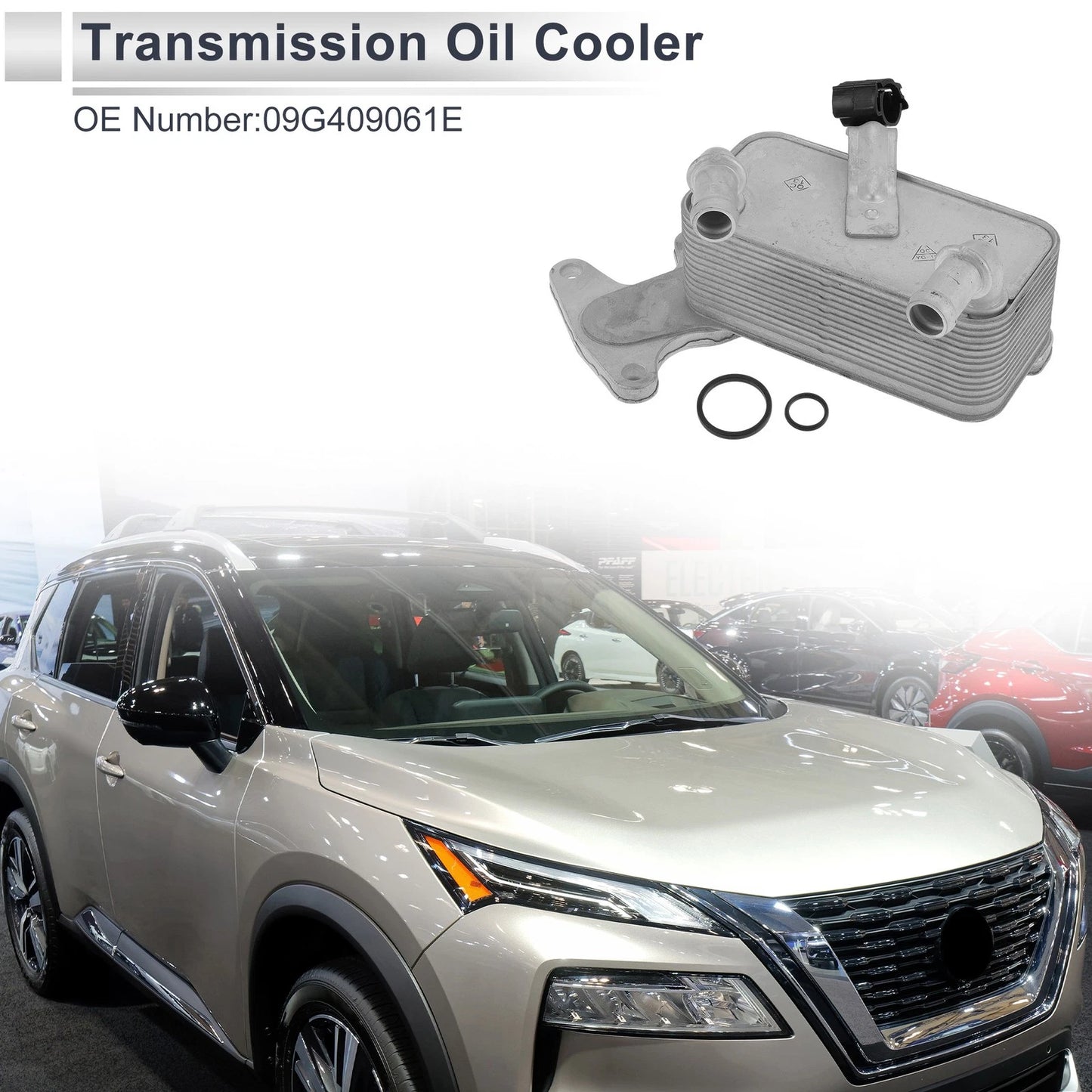 Engine Oil Cooler for Volkswagen (09G409061E) Trans Cooler with O-ring Seals