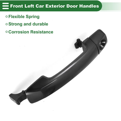 Front Left Door Handle No. 692170C050 for Toyota Sequoia (2001–2022) Gloss Black