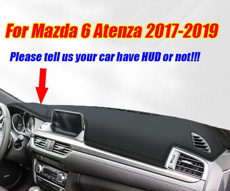 Leather Dashboard Cover for Mazda 6 Atenza (2017–2019)