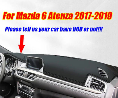 Leather Dashboard Cover for Mazda 6 Atenza (2017–2019)