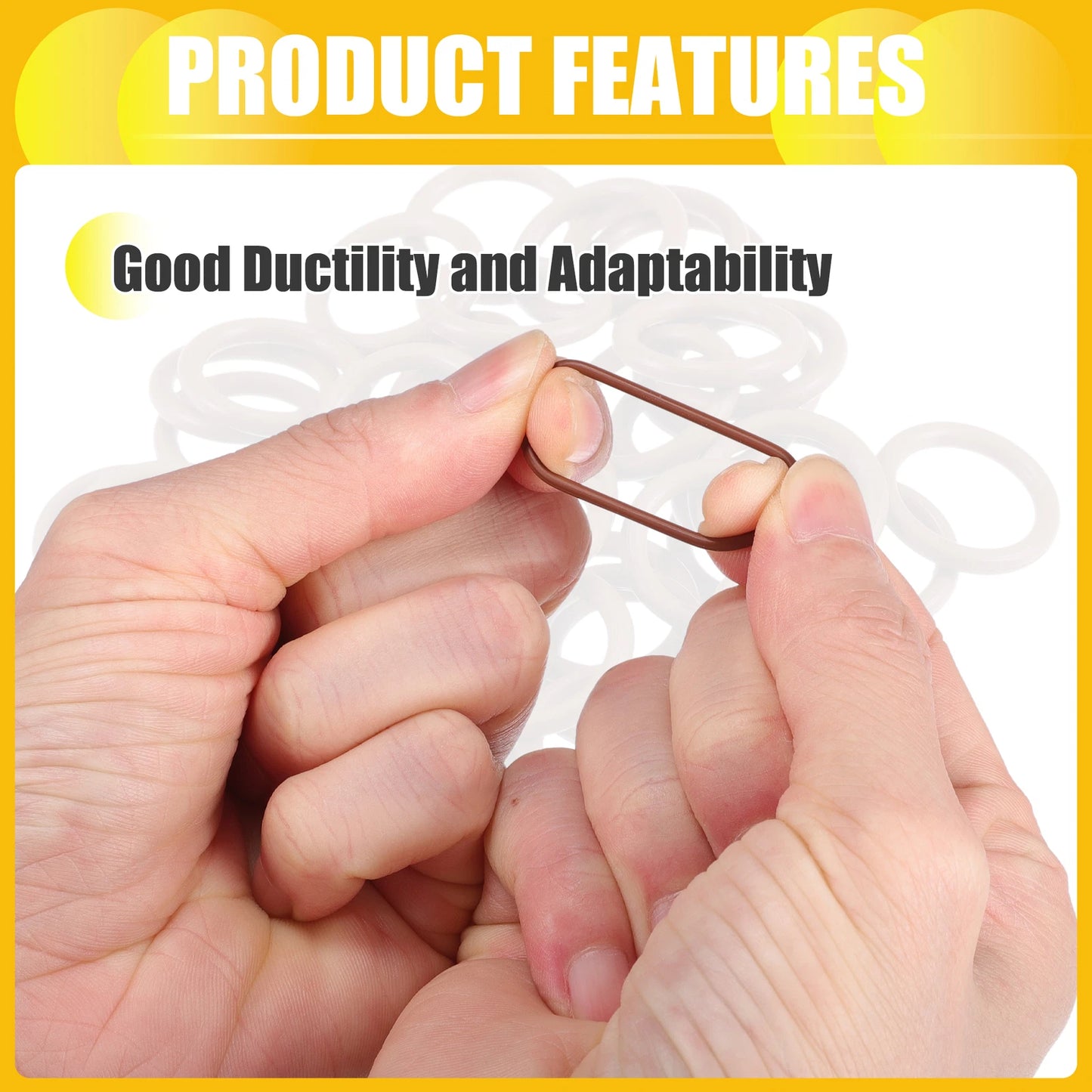 50pcs FKM Rubber O Ring Seal Gasket for Universal Applications (11mm ID x 2mm CS)