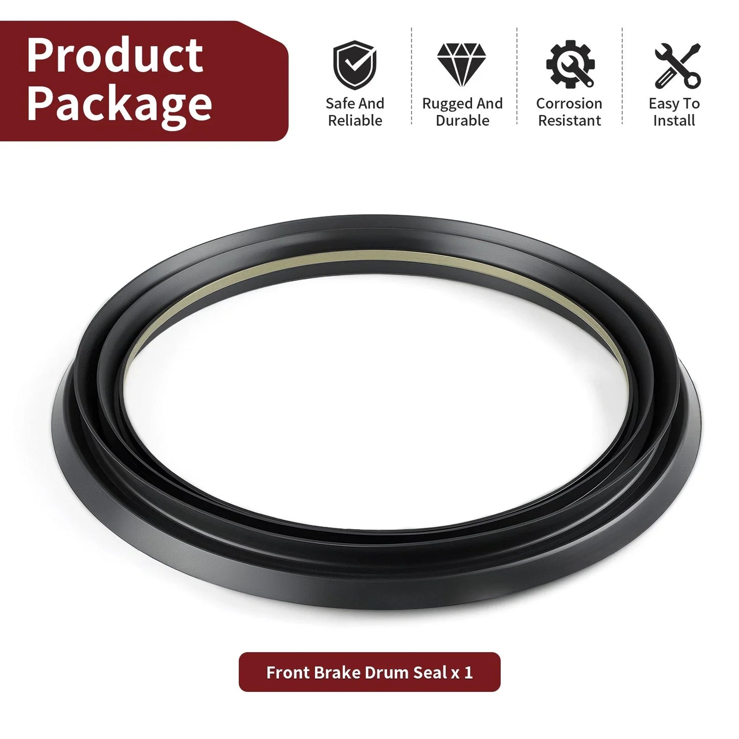 Front Brake Drum Dust Seal for Honda Foreman 400/450 Rubicon 500