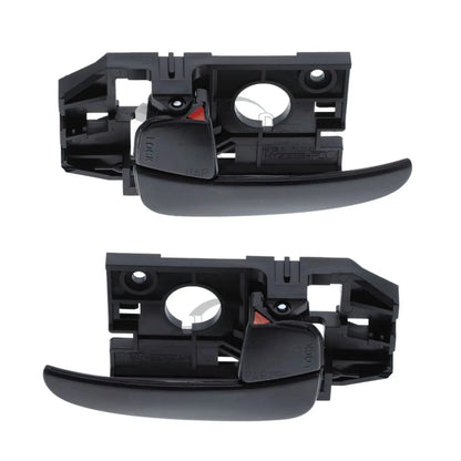 Set of 2 Inner Door Handles for Hyundai Elantra (2001–2006) Black