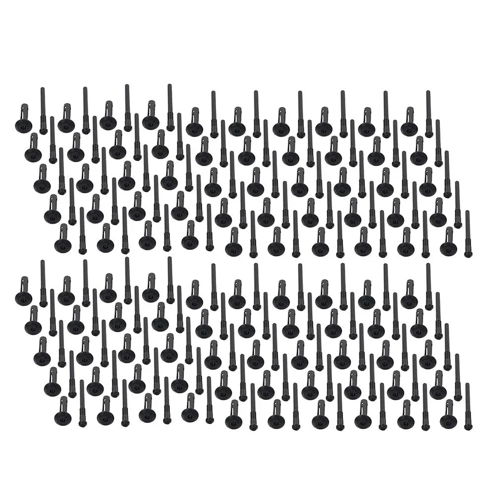 100Pc 1/4" Hole Flare Bumper Rivet Clips for Chrysler Jeep (2007-2018)