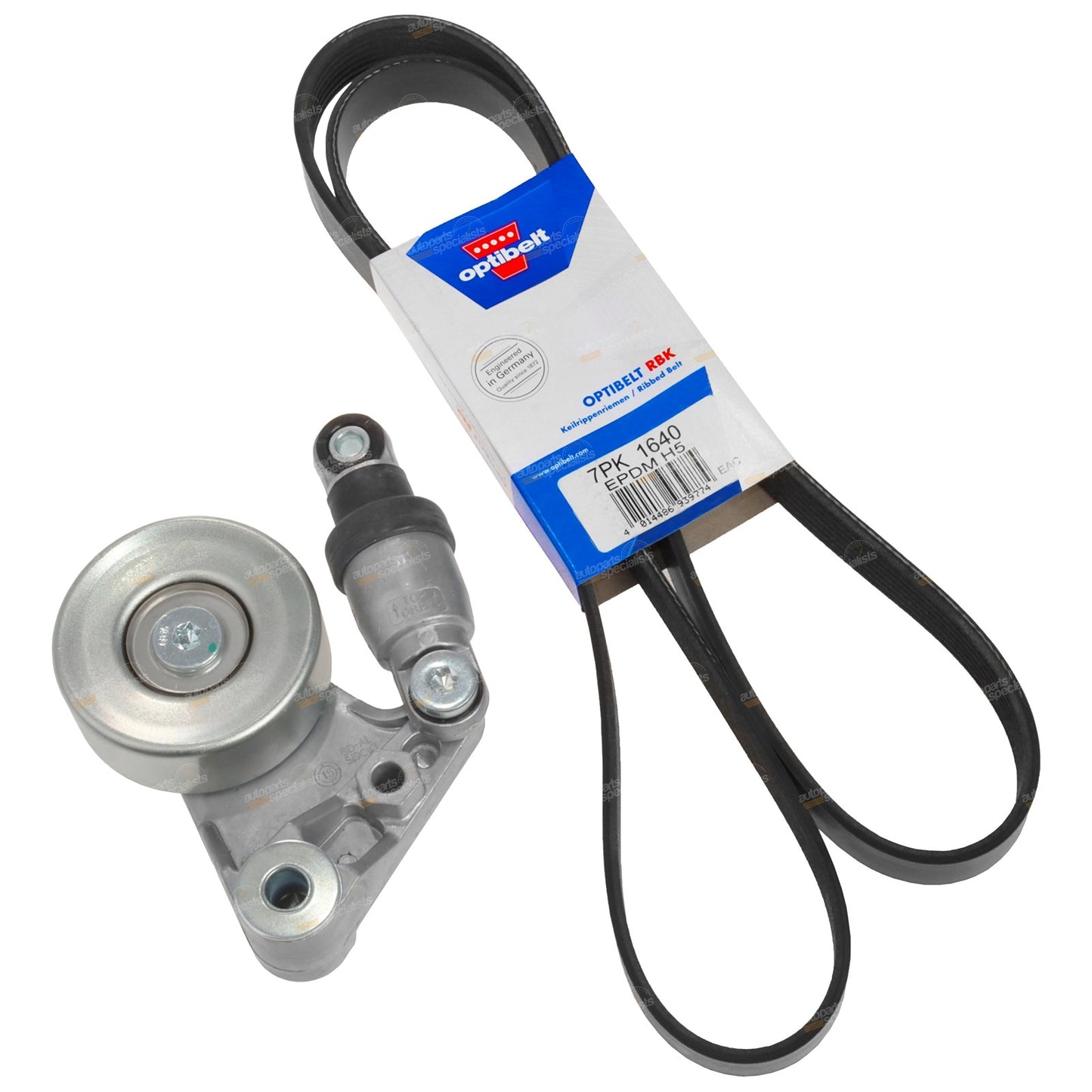 Drive Fan Belt + Tensioner Assembly for Navara D22 (2001–2007) ZD30 3.0L