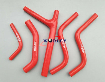 Silicone Radiator Hose for Honda CR125R (1987–1988) - Blue