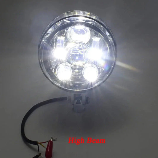 5.75" Chrome LED Daymaker Bullet Headlight for Harley Low Rider, Fat Bob (2014-2023)