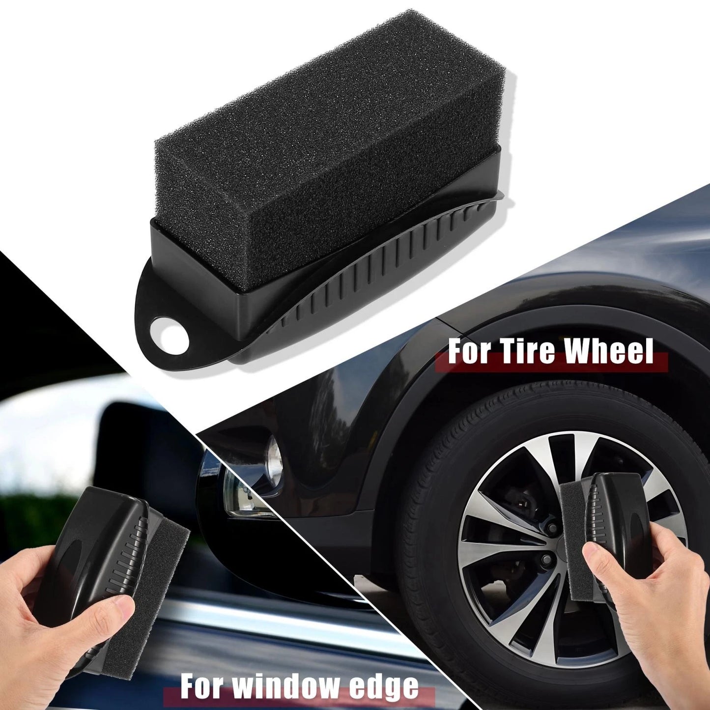 Set of 4 Tire Wheel Dressing Shine Applicator Pads for All Models
