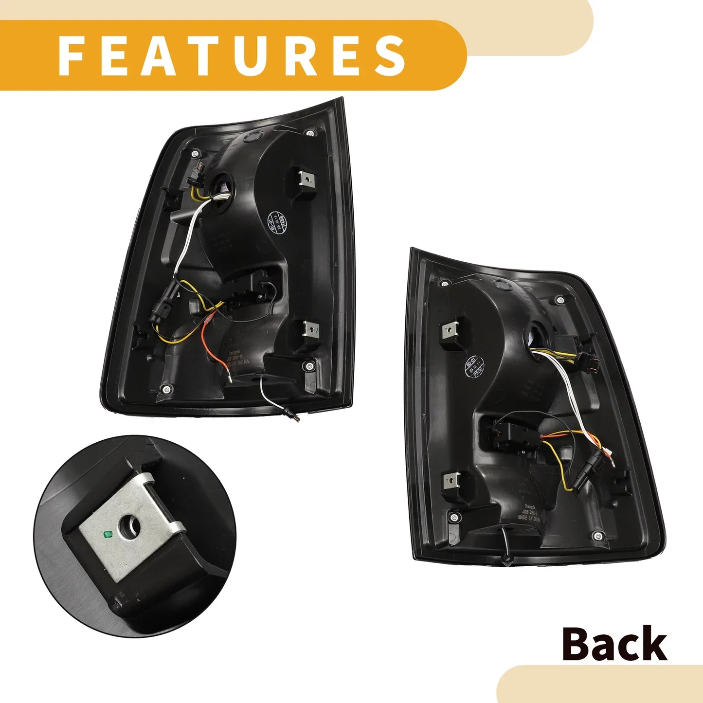 OLED Tail Lights Assembly for Dodge Ram 1500 2500 3500 (2009-2018)