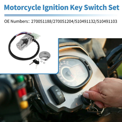 Ignition Key Switch No.270051188 for Kawasaki VN400 Vulcan (1995–1997)