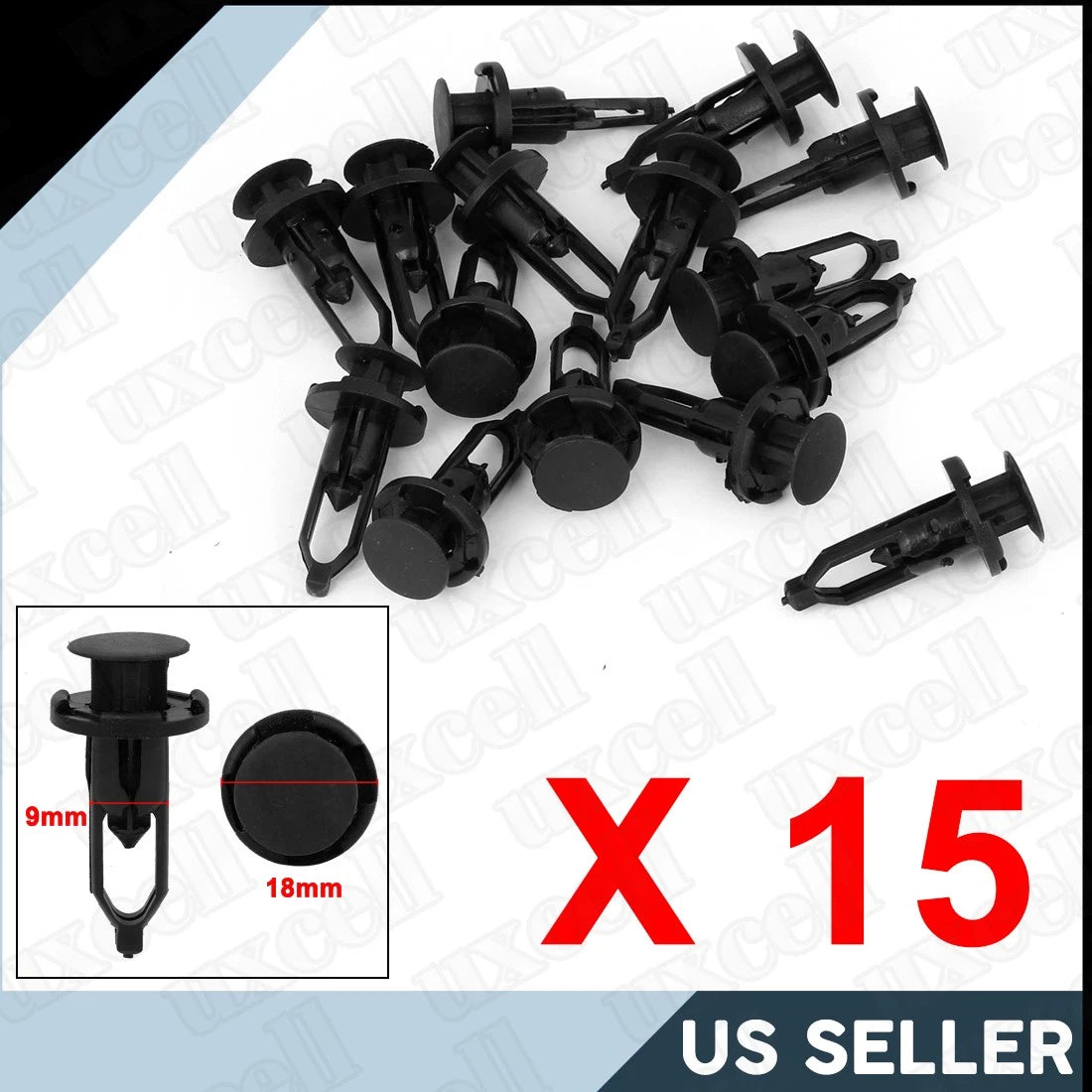 15pcs Bumper Retainer Clips for Toyota Lexus (Ref# 52161-02020)