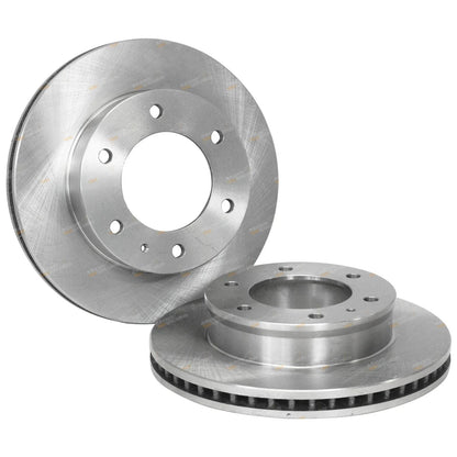 Front Disc Brake Rotors + Pads for Mazda B2600 (2002-2011)