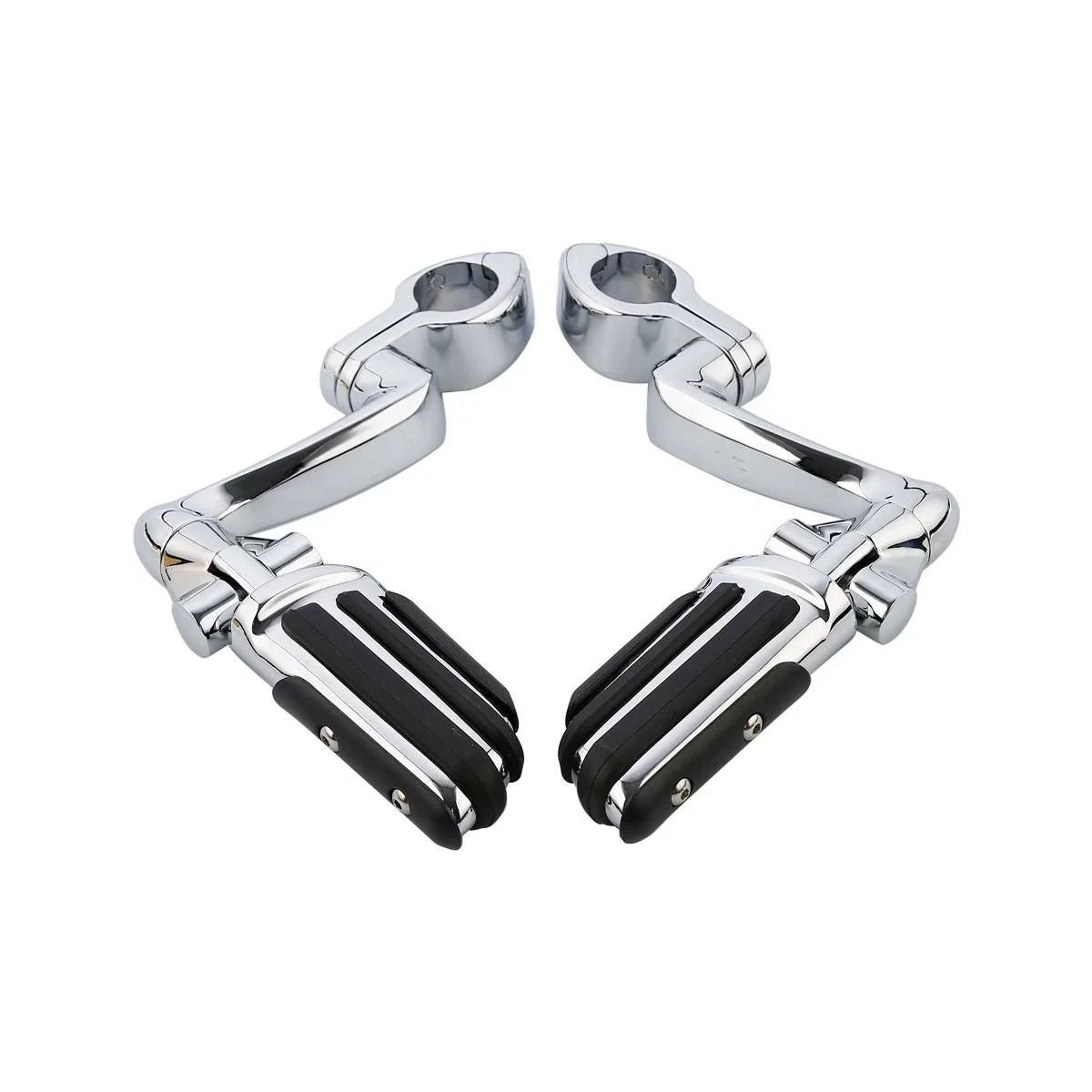 32mm Adjustable Highway Foot Peg Mount Clamps for Harley Touring Softail