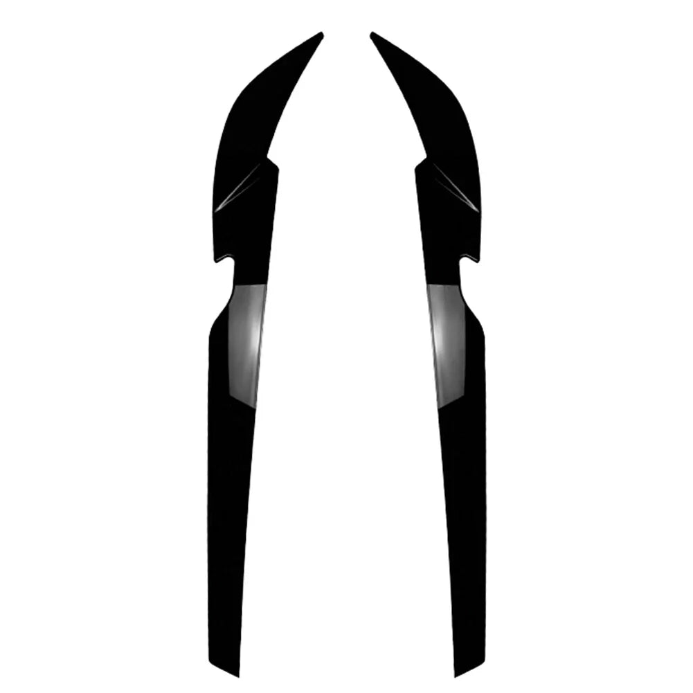 Glossy Black Headlight Eyebrow Covers for BMW 5 Series G30 G31 M5 F90 (21-23)